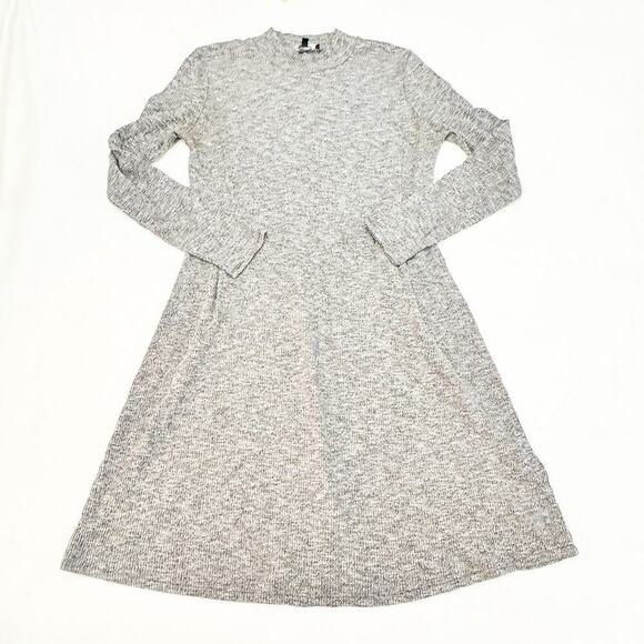 Madewell Heather Gray Long Sleeve Tunic Dress Size Small Mint - Picture 1 of 6